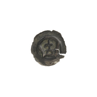 Denarius - bracteate imitation, crowns, one-sided coin, crosses, Teutonic Knights (Order), crown