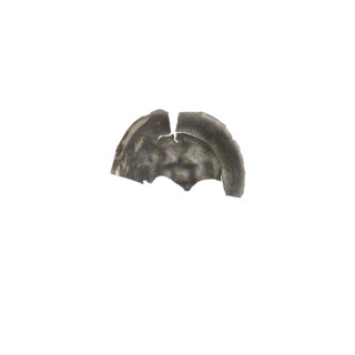 denarius - bracteate; gate II (iconographic); ruins; gates; trefoils; one-sided coin; Teutonic