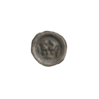 Denarius - bracteate, crown II (iconographic); crowns; one-sided coin; crosses; Teutonic Knights