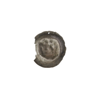 Denarius - bracteate, crown II (iconographic). Maker: Richard, Anthony (1841–1894). AR punches,