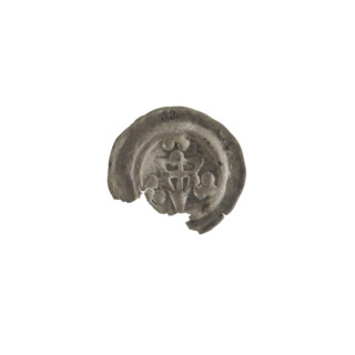 denarius - bracteate, shield with cross I (iconographic), AR marks, shields, triangular shield