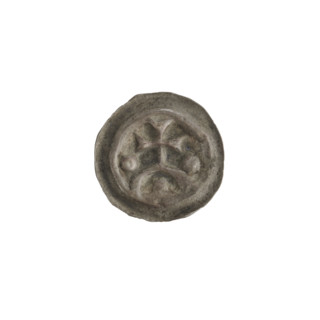 denarius - bracteate, cross on arcade I (iconographic), balls, stars, one-sided coins, crosses,