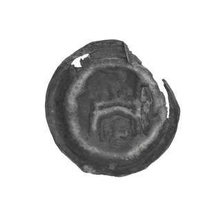Denarius - bracteate, gate I (iconographic), Richard, Antoni (1841–1894); AR punches; gates;