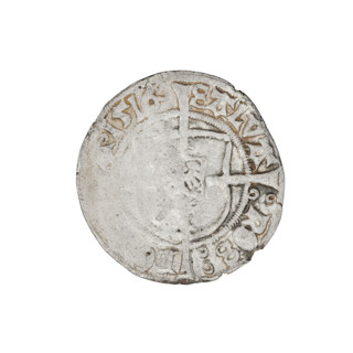 Teutonic groschen, Albrecht Hohenzollern (prince in Prussia; Grand Master; 1490–1568), R5 (rarity).