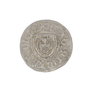 Teutonic szelag. Marcin Truchsess von Wetzhausen (Grand Master; 1477–1489). Publisher: Wesner, Hans
