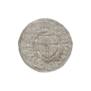 Teutonic szelag, Jan von Tiefen (Grand Master; 1489–1497), publisher Wesner, Hans (fl. 1480–?),