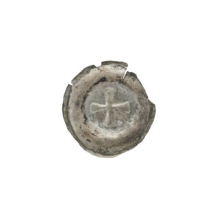 Denarius - bracteate, Greek cross I (iconographic), R5 (rarity), Potocki-Pilawa, equal-armed cross