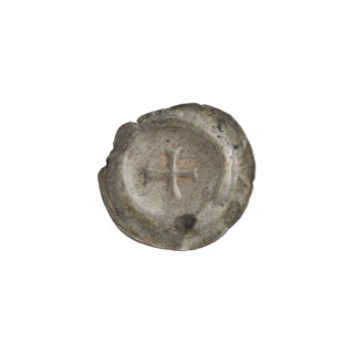 denarius - bracteate; iconography: Greek cross I, equal-armed cross with ends of the arms extended;