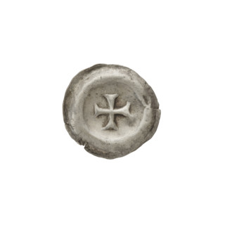 denarius - bracteate; Greek cross I (iconographic); R5 (rare); equal-armed cross (iconographic)