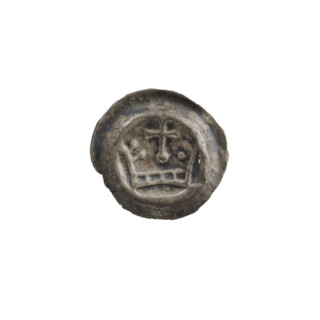 denarius - bracteate, crown I (iconographic), Richard, Anthony (1841-1894), AR punches, crowns,