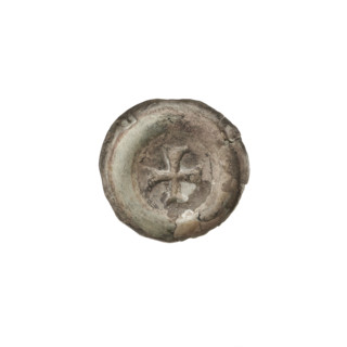 Denarius - bracteate, Greek cross I (iconographic), Richard, Anthony (1841–1894), R5 (rarity), AR