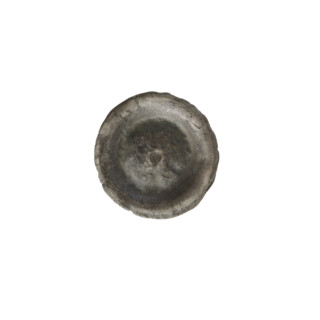 Denarius - bracteate, crown II (iconographic), crowns, one-sided coin, cross. Crown topped with a