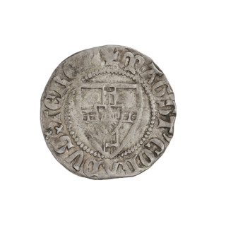 Teutonic szelag, Konrad von Jungingen (Grand Master; 1393-1407). Teutonic shield (iconographic),