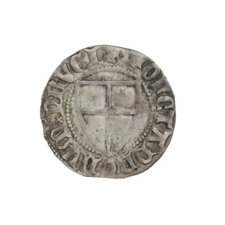 Teutonic szelag, Konrad von Jungingen (Grand Master; 1393–1407); Teutonic shield (iconographic),
