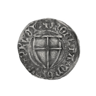 Teutonic szelag, Ulrich von Jungingen (Grand Master; 1407–1410). Maker/publisher: Mynlein Dietz (fl