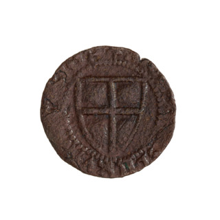 Teutonic szelag, period forgery, Michal Küchmeister (Grand Master; 1414–1422), (for the original).