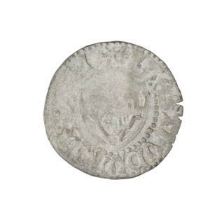 Teutonic szelag, Ludwig von Erlichshausen (Grand Master; 1450–1467). Obverse: Teutonic shield of