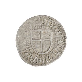 Teutonic szelag, Ludwik von Erlichshausen (Grand Master; 1450–1467), monastic shield of the Grand