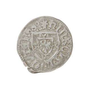 Teutonic szelag, Henryk Reuss von Plauen (Grand Master; 1467–1469); Teutonic shield (iconographic);