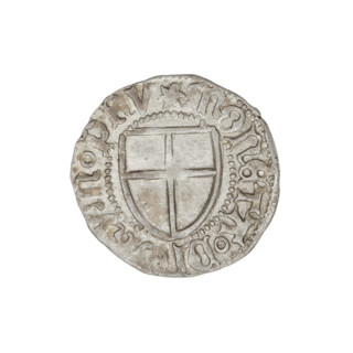Teutonic szelag, Henryk Reuss von Plauen (Grand Master; 1467–1469); Teutonic shield (iconographic);