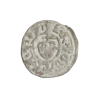Teutonic szelag, Jan von Tiefen (Grand Master; 1489–1497); publisher: Wesner, Hans (fl. 1480–?);