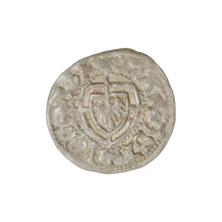 Teutonic szelag, Jan von Tiefen (Grand Master; 1489–1497); publisher: Wesner, Hans (fl. 1480–?;