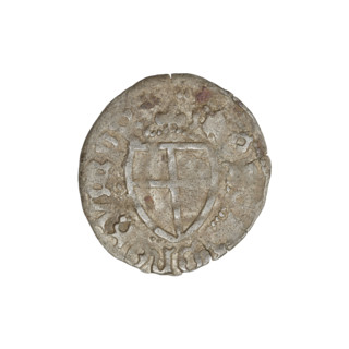 Teutonic szelag, Jan von Tiefen (Grand Master; 1489–1497); publisher: Wesner, Hans (fl. 1480–?;