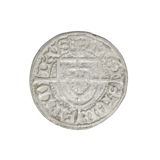 Teutonic groschen, Frederick of Saxony (Grand Master; 1498–1510); publisher: Wesner, Hans (fl.