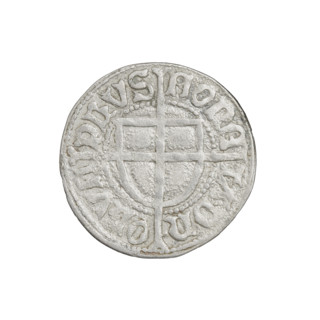 Teutonic groschen, Frederick of Saxony (Grand Master; 1498–1510); publisher: Hans Wesner (fl.