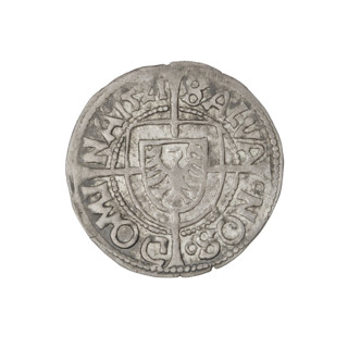 Teutonic groschen, Albrecht Hohenzollern (prince in Prussia; Grand Master; 1490–1568); Wille,