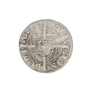Teutonic groschen, Albrecht Hohenzollern (prince in Prussia; Grand Master; 1490–1568); Wille,