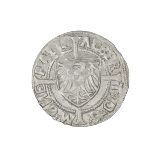 Teutonic groschen, Albrecht Hohenzollern (prince in Prussia; Grand Master; 1490–1568); Wille,