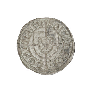 Teutonic groschen, Albrecht Hohenzollern (prince in Prussia; Grand Master; 1490–1568); publishers: