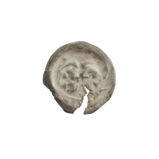 denarius - bracteate, arcades, Leliwa (coat of arms), columns, crosses, forked column, one-sided
