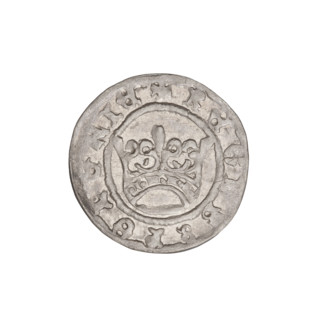 Crown half-grosz, Sigismund I the Old (King of Poland; reign 1506–1548). Obverse: royal crown; rim