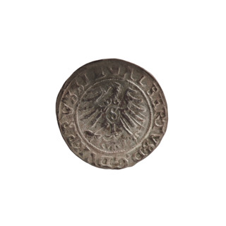szelag; maker: Gerhard Lentz; publisher: Casper Lauterbach; rarity R1. Obverse: Prussian eagle with