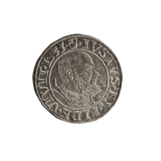grosz, Decius, Jost Ludwik (fl. 1528–1535), Albrecht Hohenzollern (Prince of Prussia; 1490–1568) —