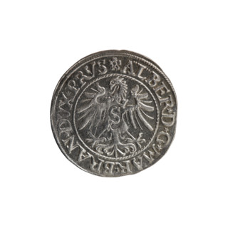 grosz, Decius, Jost Ludwik (fl. 1528-1535). Albrecht Hohenzollern (Prince of Prussia; 1490-1568) —