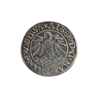 grosz, Decius, Jost Ludwik (fl. 1528–1535), Albert Hohenzollern (Prince of Prussia; 1490–1568) —