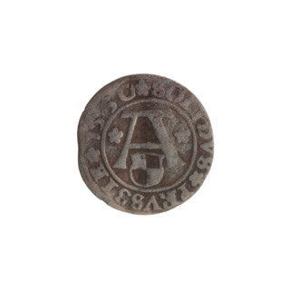 szelag by Hans Nimptsch (Nimsch), R (rarity). Obverse: Prussian eagle, on its chest the crowned