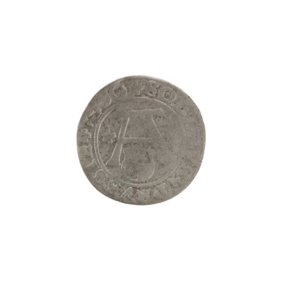 szelag by Hans Nimptsch (Nimsch), R (rarity). Obverse: Prussian eagle with crowned letter S on its