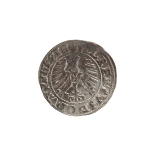 szelag, Nimptsch (Nimsch), Wolf, R1 (rarity); Albrecht Hohenzollern (Prince of Prussia; 1490–1568).