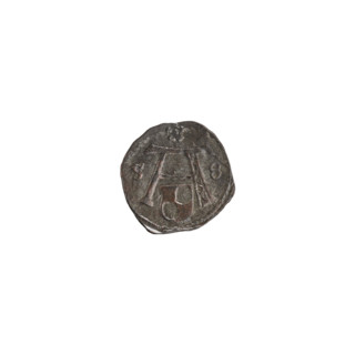Denarius, Nimptsch (Nimsch), Wolf, R5 (rarity); obverse: in beaded border the letter A beneath the