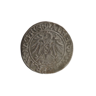 grosz, Decius, Jost Ludwik (fl. 1528-1535), Albrecht Hohenzollern (Prince of Prussia; 1490-1568) -