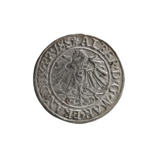 grosz, Decius, Jost Ludwik (fl. 1528–1535), Albrecht Hohenzollern (Prince of Prussia; 1490–1568) —