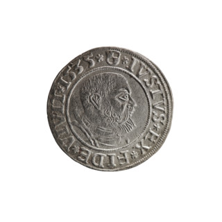 grosz, Decius, Jost Ludwik (fl. 1528–1535), Albrecht Hohenzollern (Prince of Prussia; 1490–1568) —