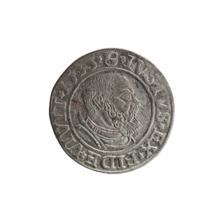 Decius Grosz, Jost Ludwik (fl. 1528–1535). Coin (1535), Königsberg, Ducal Prussia. Obverse: