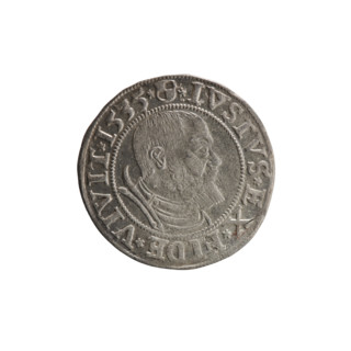 Decius Grosz, Jost Ludwik (fl. 1528–1535). 1535. Coin (diameter 23.0 mm, weight 2.00 g, axis 260°).
