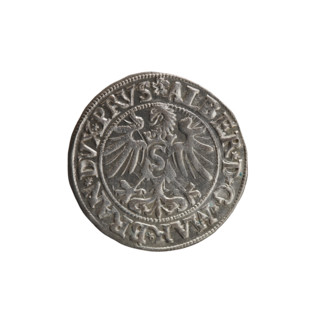 grosz, Decius, Jost Ludwik (fl. 1528-1535), Albrecht Hohenzollern (Prince of Prussia; 1490-1568) -