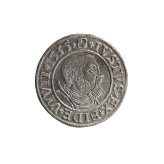 Grosz, Decius, Jost Ludwik (fl. 1528–1535). Albrecht Hohenzollern (Prince of Prussia; 1490–1568).